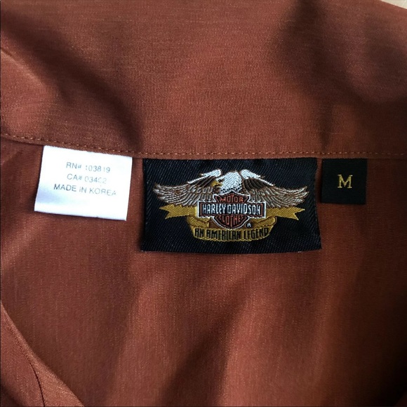 Harley Davidson Vintage Style Button Up - Picture 7 of 10